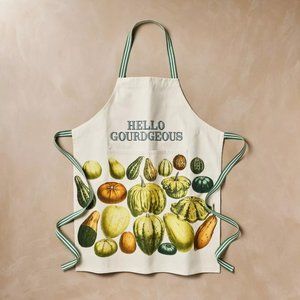 John Derian for Target Apron, "Hello Gourdgeous" Thanksgiving, fall, cotton